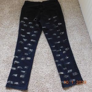 UPCYCLED DESTROYED DAMAGED DISTRESSED JEANS 12